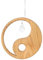 Fensterdeko Holz Yin Yang Fensterschmuck mit Kristall, Geschenkidee, Holzdeko, Sonnenfänger, Weihnachtsdeko