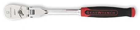 GEARWRENCH 1/4 Drive 120XP™ Dual Material Flex Head Teardrop Ratchet 8 - 81009P