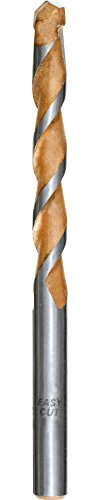 kwb EASY-CUT Allzweckbohrer 048700 (ø 10 mm, Rundschaft, für Stein, Beton, Keramik, Hart- und Weichholz, Kunststoffe und Acryl, Stahl, Glas und Kristall)