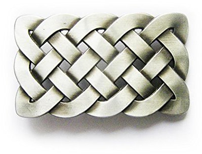 eeddoo® Gürtelschnalle Classic - keltischer Knoten (Buckle für Wechselgürtel für Damen und Herren | Belt Frauen Männer Oldschool Rockabilly Metall Gothic Wave Rock Biker Western Trucker Casino Skull)