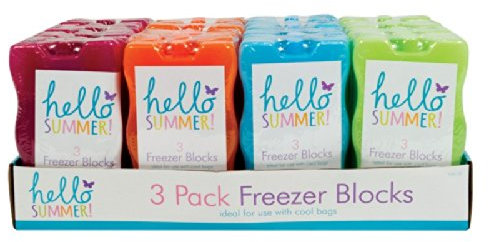 Lot de 3 accumulateurs de froid - Idéal pour pique-niques, sacs isothermes, sacs de voyage et vacances