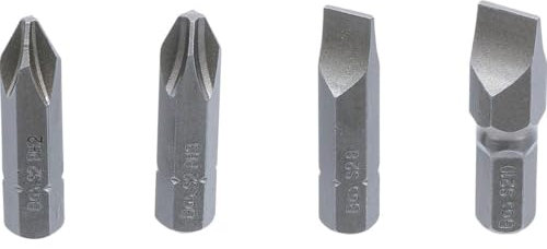EMBOUTS pour TOURNEVIS A FRAPPER - 4 EMBOUTS - LONGUEUR 36 MM