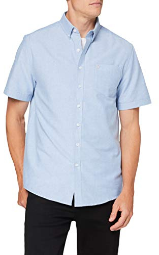 Perry Ellis Men's Drayton Cotton Oxford Short Sleeved Shirt Drayton (Pack of 1)