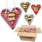 10 Stück Lebkuchenherzen mit verschiedenen Sprüchen im Mischkarton - 14cm - Lebkuchenherz Mitbringsel und Deko für Geburtstagsparty - Lebkuchen Herzen günstig kaufen LEBKUCHEN WELT