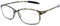 DOOViC Blaulichtfilter Computer Lesebrille Grün Schildkröte/Eckig Rahmen Leichte Brille/Lesehilfe/Sehhilfe mit Stärke für Herren 1,5
