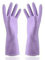 Cut Resistant Protective Silicone Rubber Dish Washing Gloves Scrubber Cleaning Gloves (purple)