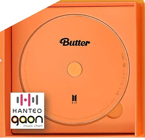 BTS – Butter [Peaches Ver.] [Pre Order] CD + Fotobuch + gefaltetes Poster + andere mit kulturkoreanischen Deko-Aufklebern, Fotokarten