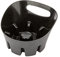 JS Jackson Supplies Universal Black Plastic Drip Tray for Toilet Plunger