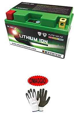 COMPATIBLE WITH YAMAHA FZ1-S Fazer/Fazer ABS 1000 2006-2015 SPECIFIC LITHIUM BATTERY SKYRICH BATTERIES FOR MOTORCYCLE SCOOTER RECHARGEABLE 12V 60WH 300A ION LIGHT