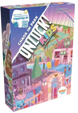 Asmodee, Unlock! Kids – Chaos im Park, Kinderspiel, Rätselspiel, 1-4 Spieler, Ab 6+ Jahren, 20 Minuten, Deutsch
