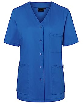 Karlowsky Kurzarm Damenkasack Essential - aus nachhaltigem Material - 65% GRS Certified Recycled Polyester/35% Conventional Cotton