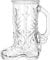 ANVALI Vatertagsgeschenke Papageschenke-Glas-Bierkrug, kreativer Stiefel-Bierkrug mit Henkel, Klarglas-Weingläser, Bierglas for Gefrierschrank, Bierbecher, Bierglas, Trinkgläser, 500 ml