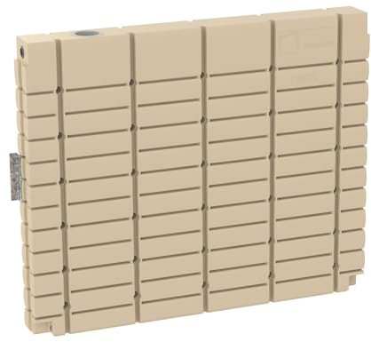 ThinTanks Regenwassertank Wandtank Thin Tank 1000 Liter schmale Regentonne mit 26cm (Sand)