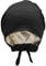 ZLYC Damen Sommer Chemo Kopftücher Tie Back Satin Gefüttert Hijab Cap(Einfarbig Schwarz),Einheitsgröße