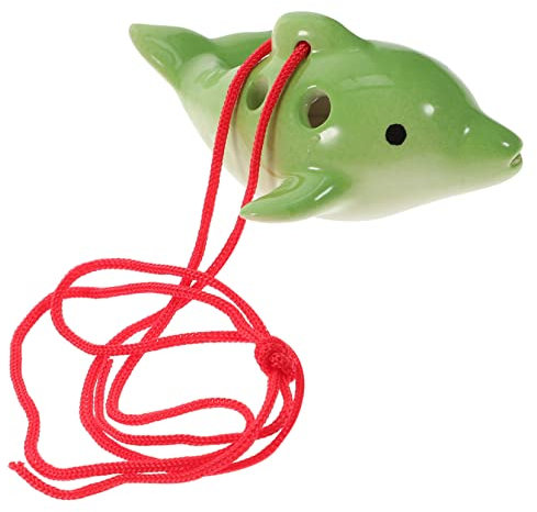 Generic Alto Ocarina Für Anfänger Tragbares Blasinstrument in Grün Für Übung Und Kreative Musikgestaltung Hochwertige Verarbeitung Gleichmäßiger Leicht Zu Spielen