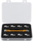 Juego de Llaves Ajustables para radios de Moto 10 Tama?os Aluminio y Hierro con Funda CNC 5.0 a 6.8 mm 3.7 Pulgadas Color Oro