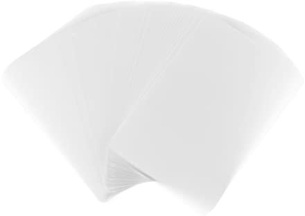 OFFSCH 400stücke Transparente Laminierfolien Schutzfolie Thermisch Für Fotos Dokumente Glänzend Langlebig Praktisch