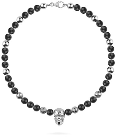 Philipp Plein Herren-Kette, Edelstahl, recycelt One Size 89210654