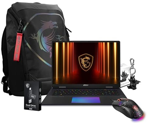 MSI Titan 18 HX AI A2XWIG-092IT, Notebook Gaming, 18 UHD+ mLED 120Hz, Intel Core Ultra 9 285HX, Nvidia RTX 5080 16GB GDDR7, 64GB DDR5 6.4GHz, 2TB+4TB PCIe5+4, Win 11P, [Layout e Garanzia ITA]