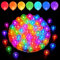 Celepoir 100 Stück LED Ballons Lichter, Mini LED Ballonlichter, Runde Leuchtkugeln mit Flash Buntes Licht, Ballon Lichter Leuchtkugeln für Geburtstag, Hochzeit, Party, Weihnachten Deko, Tisch Deko