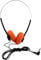 Nlinlin 1Pc Orange Retro On Ear Headphones, Wired Stereo Headphones, Lightweight Portable Headphone with Adjustable Headband
