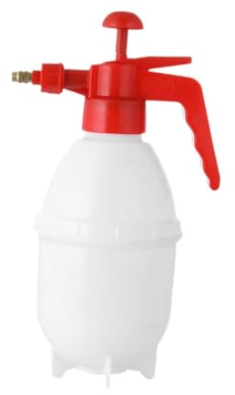Ronyme Pulvérisateur à Pompe Manuelle avec buse en Laiton réglable, Bouteille de pulvérisation d'eau à Pression Polyvalente pour la pulvérisation, Blanc 0.8 L