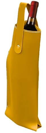 Leather Wine Bag Wear-resistant, Portable, Reusable | Wine Carrier Tote Bag for Christmas, Thanksgiving, Birthday, Housewarming Celebration, Graduation Ceremony, Business
