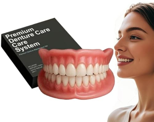 Prothèses dentaires, ensemble complet de prothèses dentaires avancées, ensemble de prothèses dentaires en silicone, faciles à utiliser pour les hommes (1pcs)