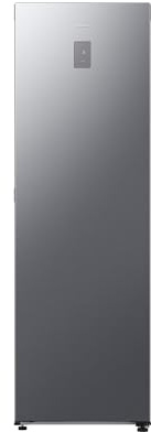 Samsung RR80H39CCTEF Kühlschrank, 186 cm, 387 l, Freistehender Smart Kühlschrank mit No Frost+ und AI Energy Mode, Automatische Türöfnung, Metal Cooling, Gentle Silver