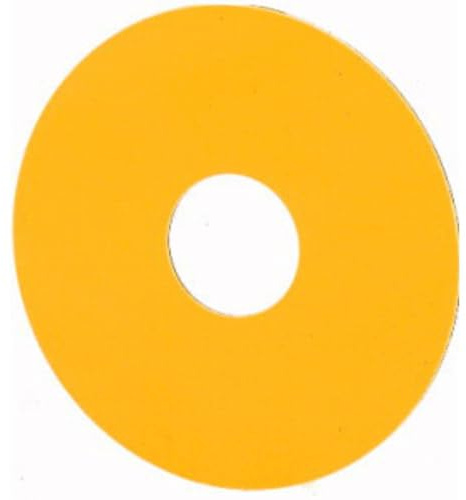 Eaton 216464 Schild, NOT-AUS, gelb, D = 90 mm, blanko