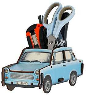 Werkhaus Stiftebox Trabant 601, kristallblau