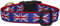 Up Country Collar de Perro con la Bandera británica - Grande