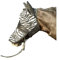 HKM Zebra Fliegenschutz weiß/schwarz One Size, pony
