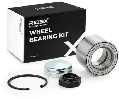 RIDEX 654W0438 Radlagersatz pro Rad Vorne Links Vorne Rechts Außen: 90mm Innen: 55mm mit Fettkappe mit Sicherungsring Kompatibel mit PEUGEOT BOXER Kasten 1328053080 1346652080 1328054080