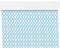 MERCURY TEXTIL Cortina para Puerta Tiras PVC 200x90cm，Cortina para Puerta Exterior，10 Color (Blanco+Filo Azul R8)