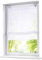 1 Stück Ösenrollo mit U-Haken Raffrollo Voile Transparent Vorhang (BxH 60x130cm, Weiß)