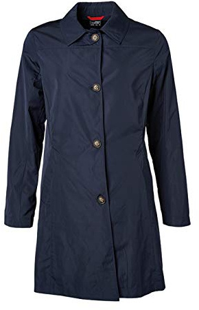 James & Nicholson - Damen Sportlicher Kurzmantel für Business, Reise und Freizet (XL, navy)