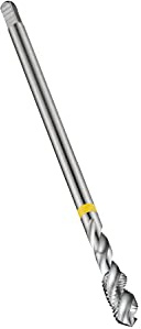 Dormer E300M5X.5 Serie E300 HSS-E-PM Spiralnuten, gelber Haifischschnur, metrisch fein mit Chrom-Nitrid-Beschichtung, DIN-Norm, MF5 x 0,50 mm Gewinde, 70 mm Länge