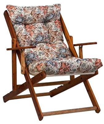 TECNOCUCI Cuscino Imbottito per Poltrona Sdraio Relax (115x55x12cm) - 100% Made in Italy - Ricambio Ideale per Interni ed Esterni (Giardini, Cortili, terrazzi) - Disponibili Diversi Colori