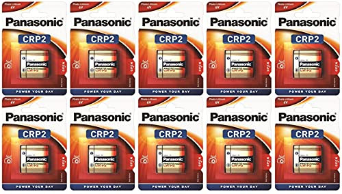 Batteria al litio Panasonic CRP2 6V - Blister 1x10 - Scatola 10 blister
