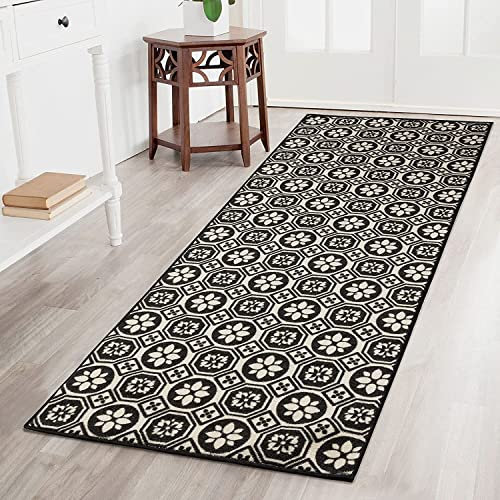 Teppichläufer St. Asaph - Läufer für Küche, Flur & Wohnraum - Feinschlingen Teppich - rutschfest & antistatisch - Küchenläufer Flurteppich Flurläufer (80 x 350 cm)