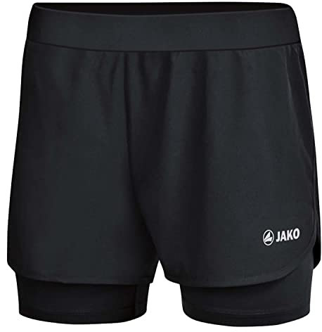 JAKO Damen Laufshort 2-in-1 Short Brasil C6299-800 38