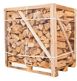 Brennholz Kaminholz Erle auf Palette (1 Raummeter / 450kg)