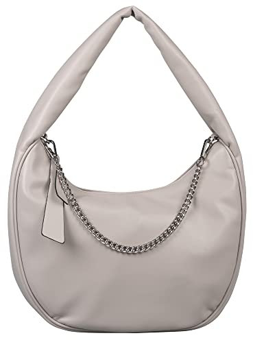 TOM TAILOR bags Ginny Damen Hobo Bag Schultertasche Mittelgroß Grau