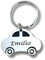 regalo grabado - Porte-clés voiture personnalisé | Gravure Imborrable sur 1 ou 2 faces | Porte-clés voiture avec prénom | Métal | Présentation dans un sachet en suédine, Métal, Taille Unique