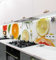 MyMaxxi Küchenrückwand Folie selbstklebend matt - einfache Montage ohne Bohren - Motiv frische Zitrusscheiben 60cm hoch - Spritzschutz Küche Klebefolie - Essen 400 x 60cm
