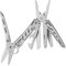 NexTool Mini Flagship 10 in 1 Multi-Tool, Multitool with Multitools Pliers, Camping Pliers, Can Opener, Scissors, Screwdriver, Bottle Opener, Gifts for Men, Father's Day Gifts-Silver