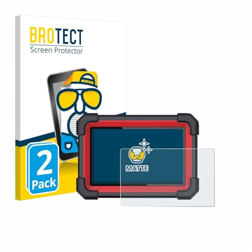 BROTECT Schutzfolie für Launch X-431 CRP 919E BT | 2 Stück Entspiegelnder Displayschutz Made in Germany Matte Displayschutz-Folie Anti-Reflex Anti-Fingerprint Einfache Montage