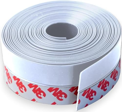 Dpm Tapes - Burlete de puerta con adhesivo Premium, longitud 5 metros, puerta blindada de entrada, aislante térmico, puertas y ventanas, protección fría, protección de sonido