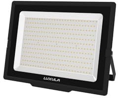 LUXULA LED Strahler Außen, 300W, 4000K Neutralweiß, 30000lm, IP65 wasserdicht, Außenstrahler Fluter, Aussenleuchte Scheinwerfer, LED Außenbeleuchtung für Garten, Einfahrt, Garage, Terrasse, Schwarz